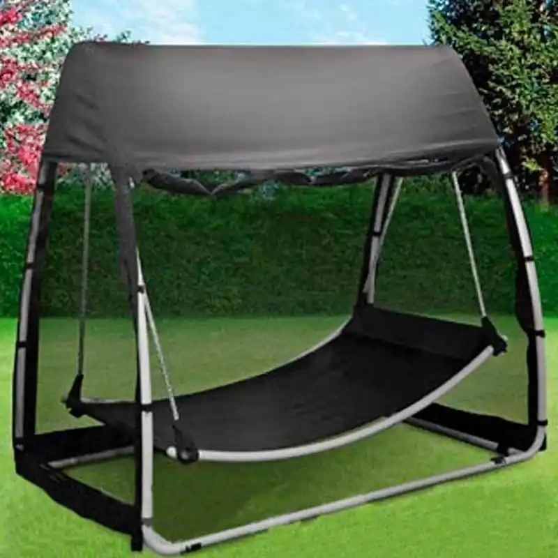 Tela mosquitera para hamaca balancin negro - Mosquiteras