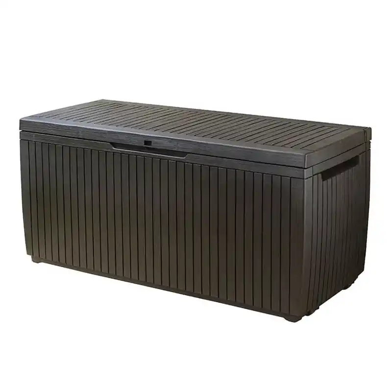 Arcon resina keter springwood marron 123x54x57cm - Baules resina