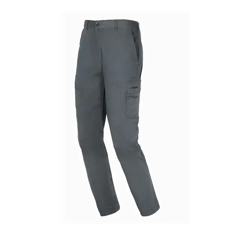 Pantalon multibolsillos issaline 8038-080 easystretch gris talla l