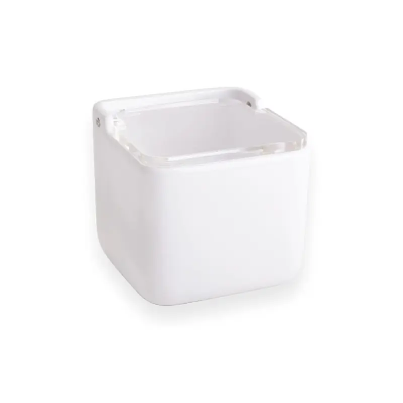 Salero ceramica tapa acrilica blanco - Saleros