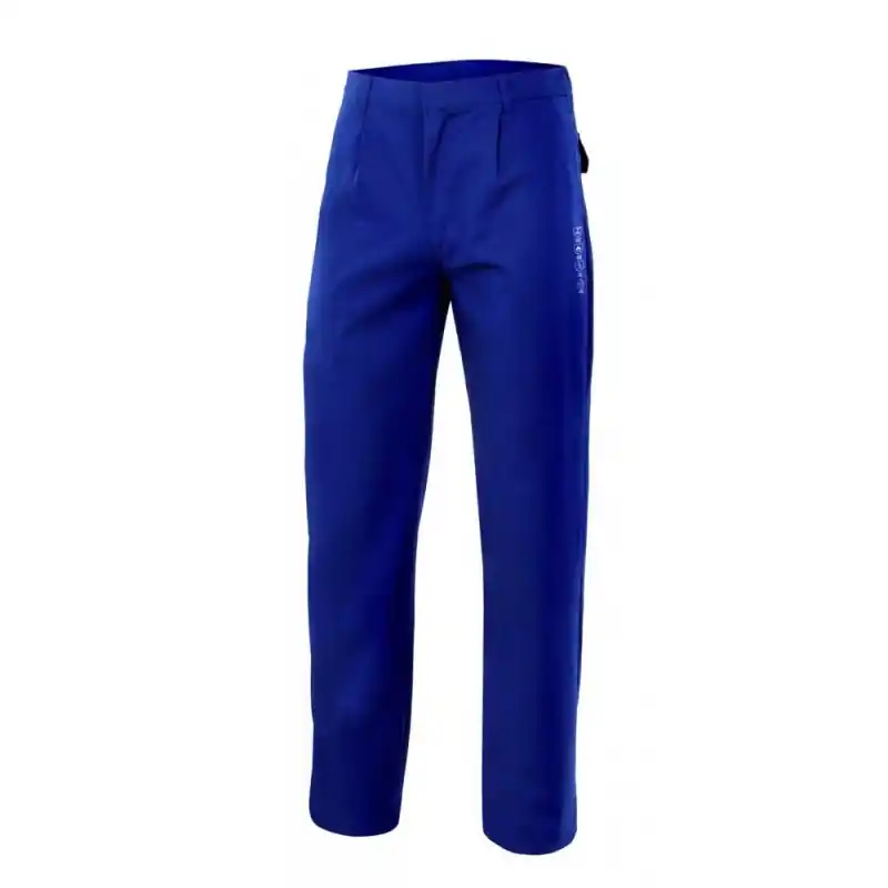 Pantalon ignifugo velilla algodon azul talla m - Pantalón ignífugo