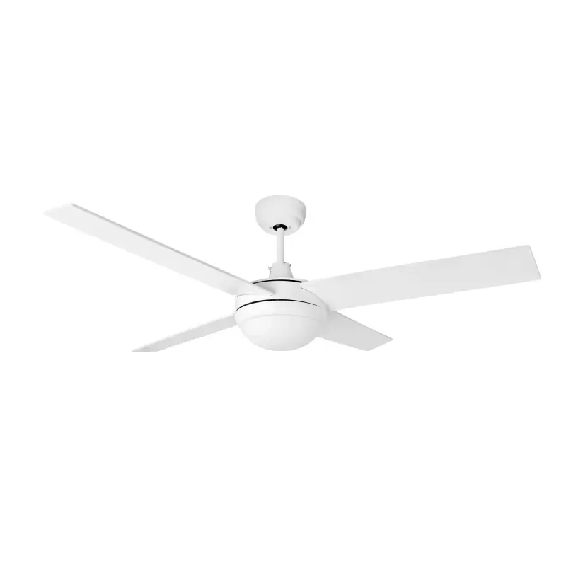 Ventilador de techo kuken luz led blanco motor dc silencioso - Ventiladores de techo