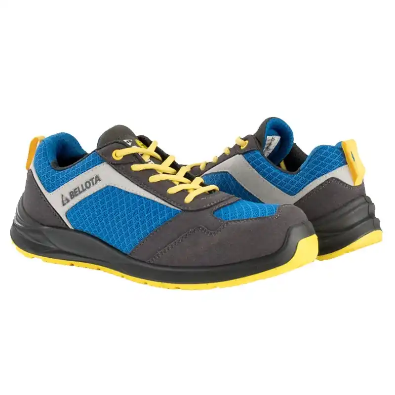 Zapato seguridad bellota ftw05by flex s1p src esd azul-amarillo talla 40