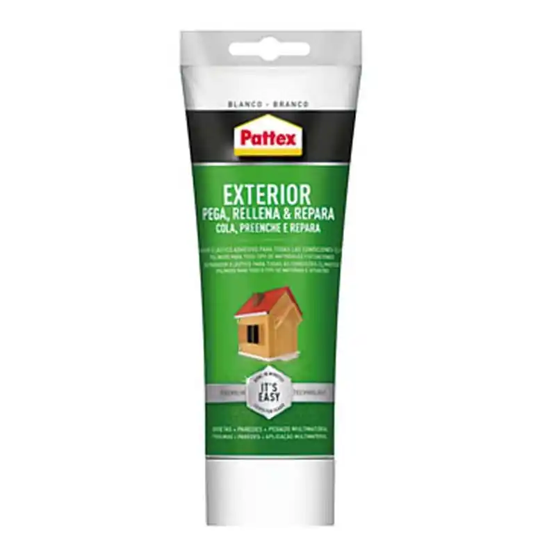 Adhesivo sellador pattex exterior blanco 80ml - Siliconas y masillas