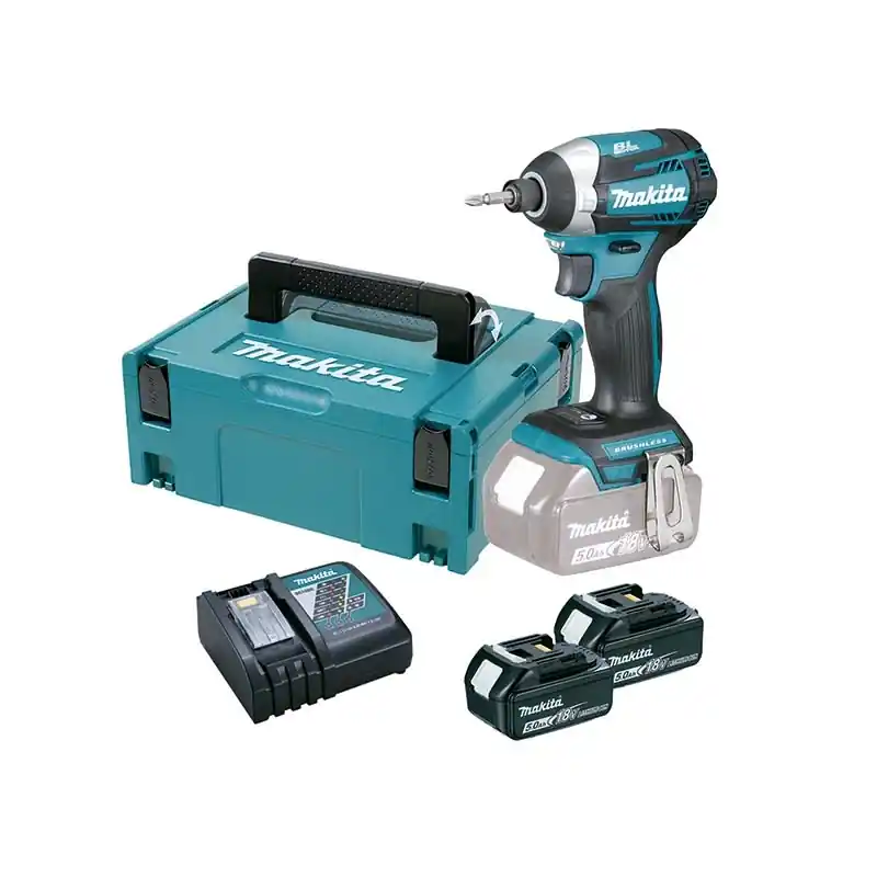 Atornillador impacto makita dtd154rtj 18v 5ah 175nm - Atornillador de impacto Makita