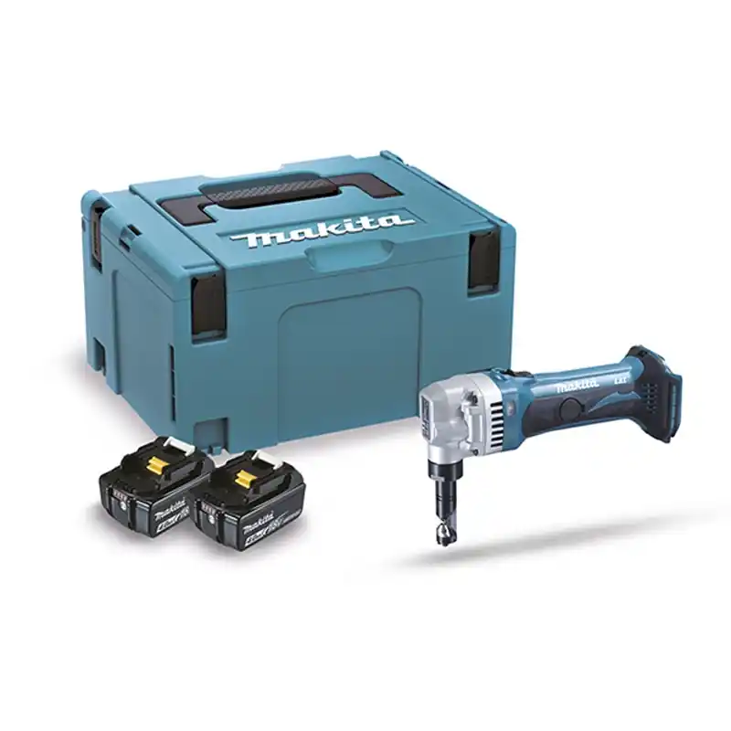 Roedora makita djn161rmj 1,6mm + kit baterias 4ah - Cizalla eléctrica Makita