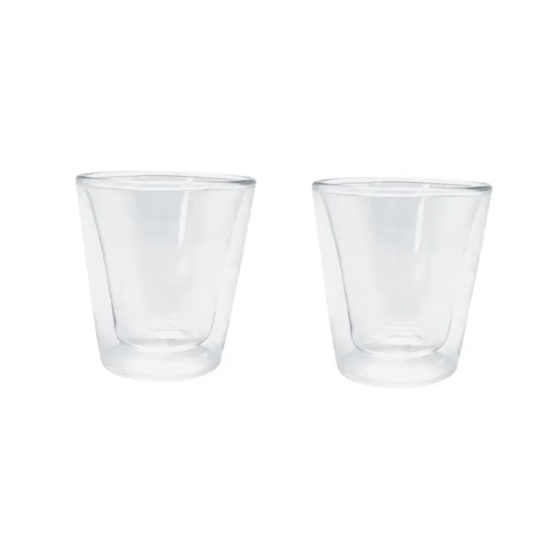 Vaso cafe nerthus doble pared 2 unidades 100 ml - Vasos de cafe
