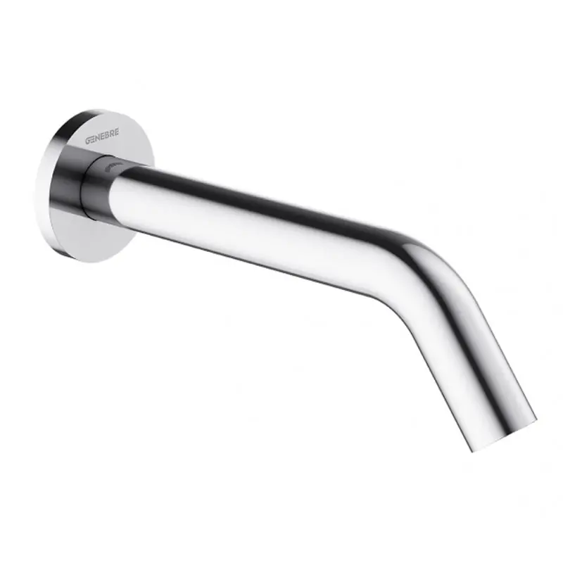 Grifo con sensor de lavabo genebre cromado mural - Grifo temporizado