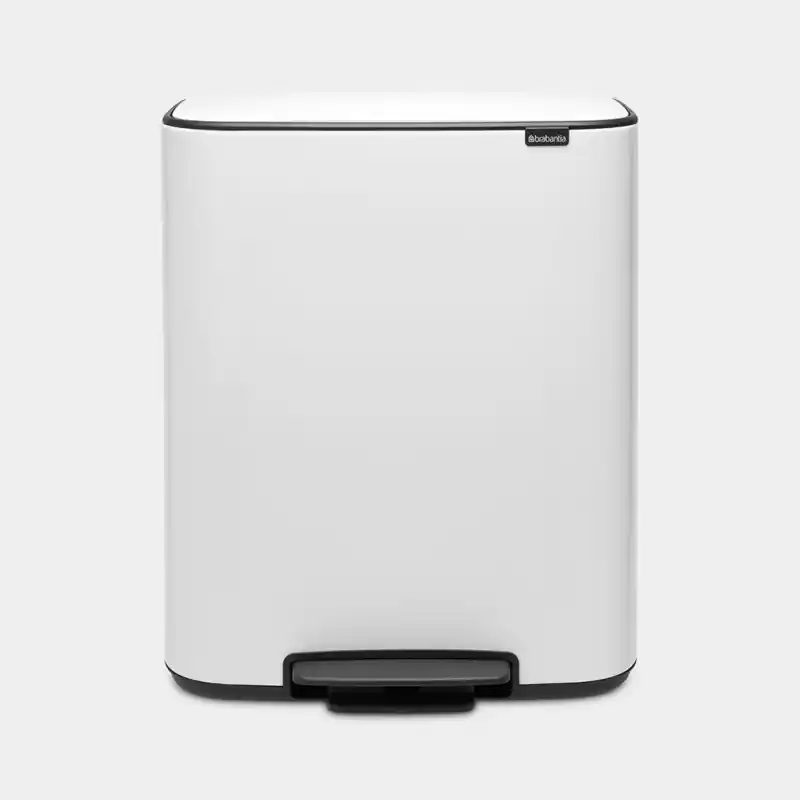 Cubo brabantia bo pedal blanco 2 x 30 l - Contenedores de reciclaje