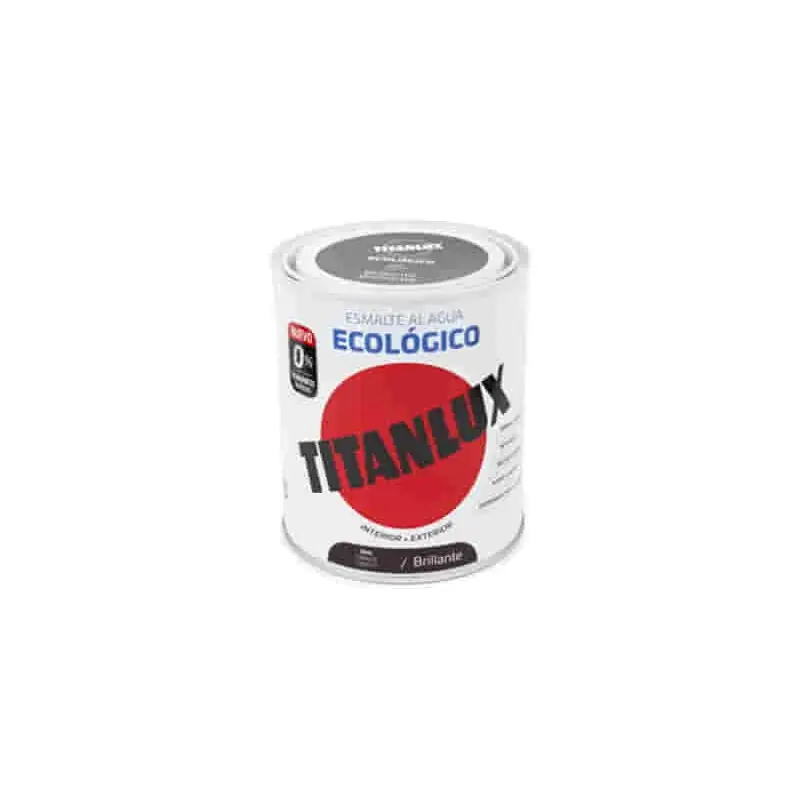Esmalte al agua titan brillante 250 ml tabaco