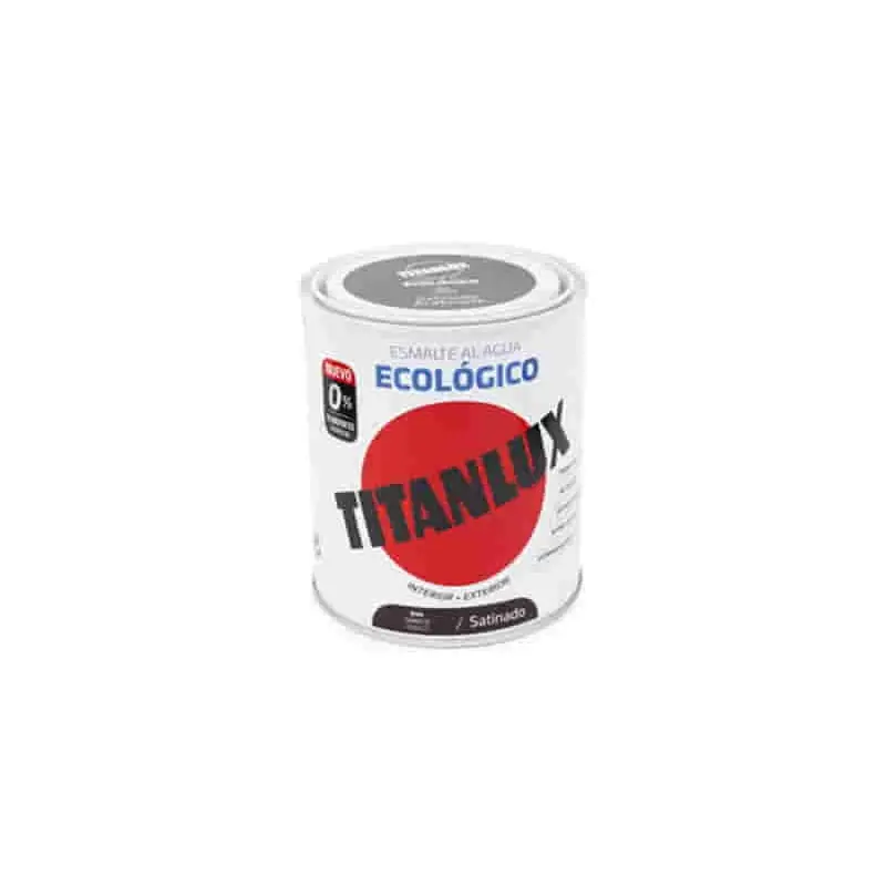 Esmalte al agua titan satinado 250 ml tabaco