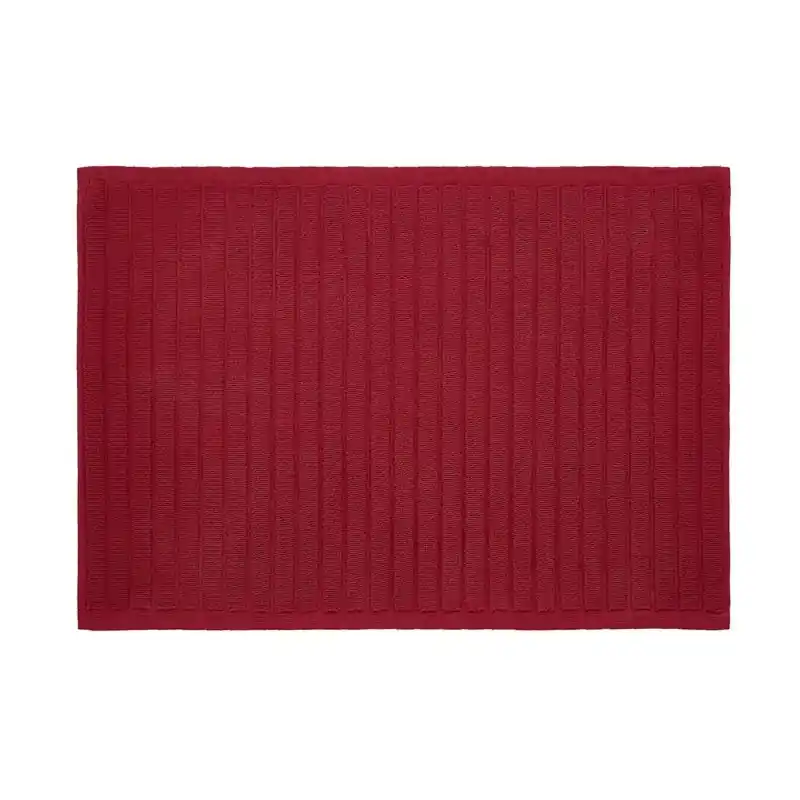 Alfombra baño algodon atenas tudia rojo 45x65cm - Alfombra de baño