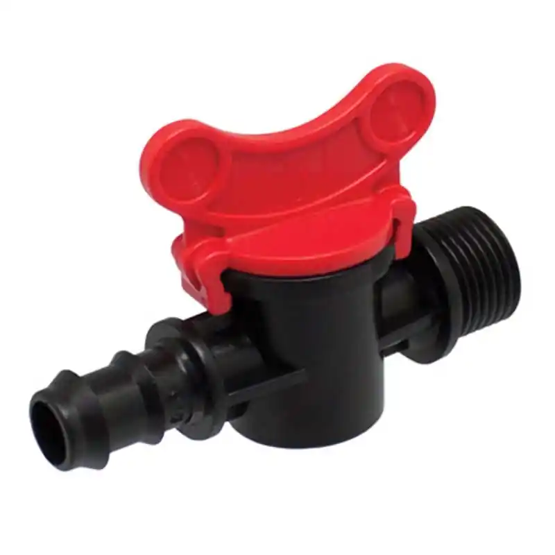 Accesorio distribucion aqua control 901902 valvula cierre rosca macho 1/2" 16mm - Accesorios riego por goteo