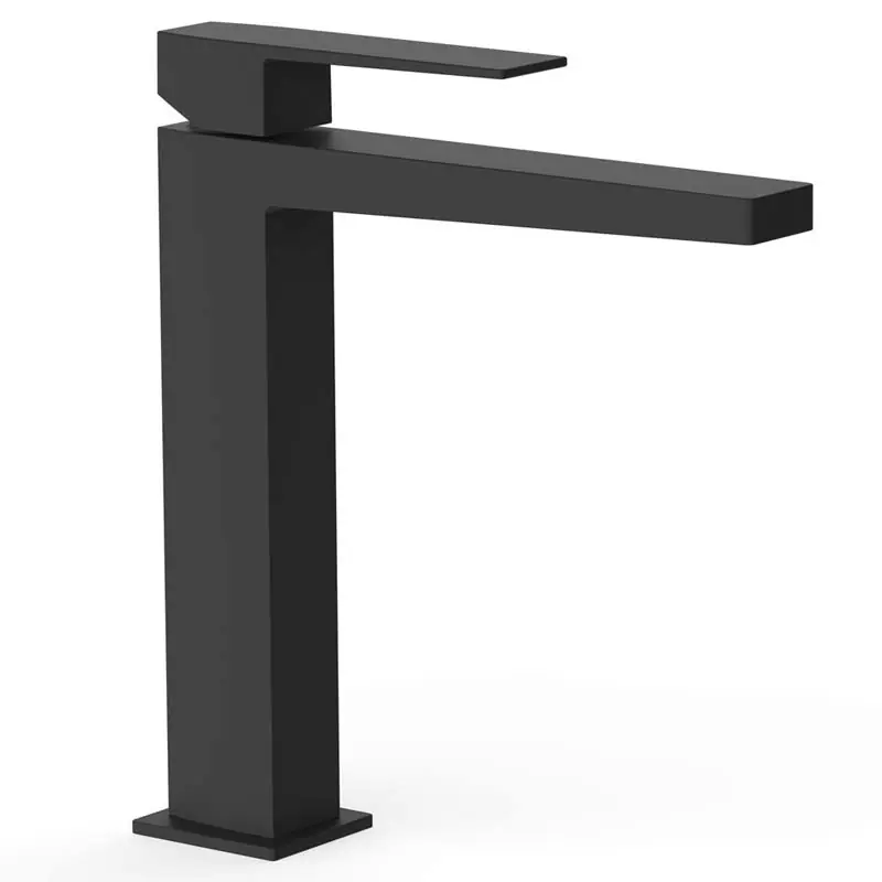Monomando lavabo tres exclusive slim 240mm negro mate 20210303nm - Griferia Slim-Tres