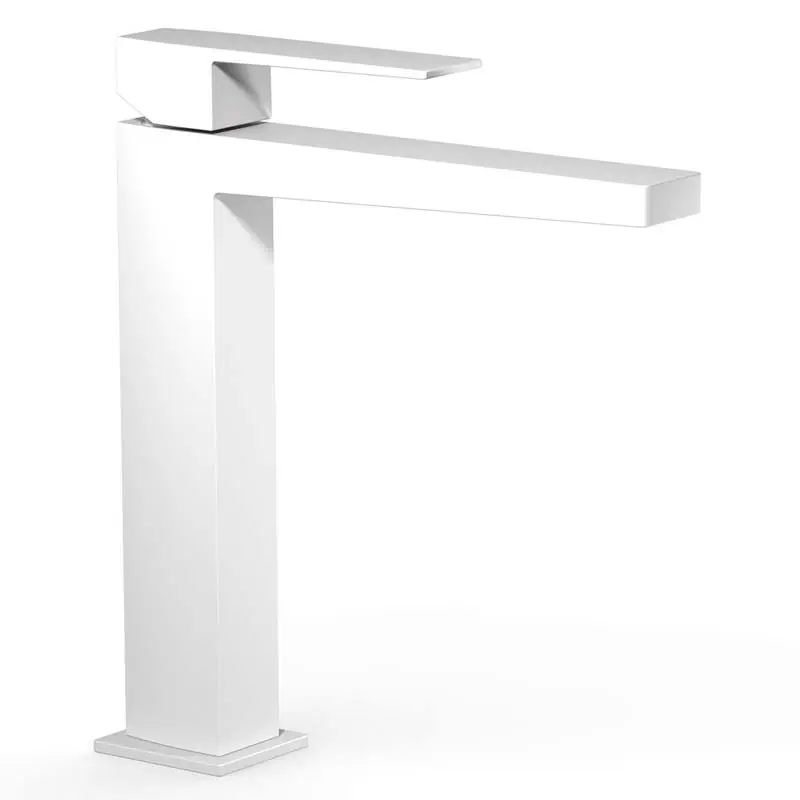 Monomando lavabo tres exclusive slim 240mm blanco 20210303bm - Griferia Slim-Tres