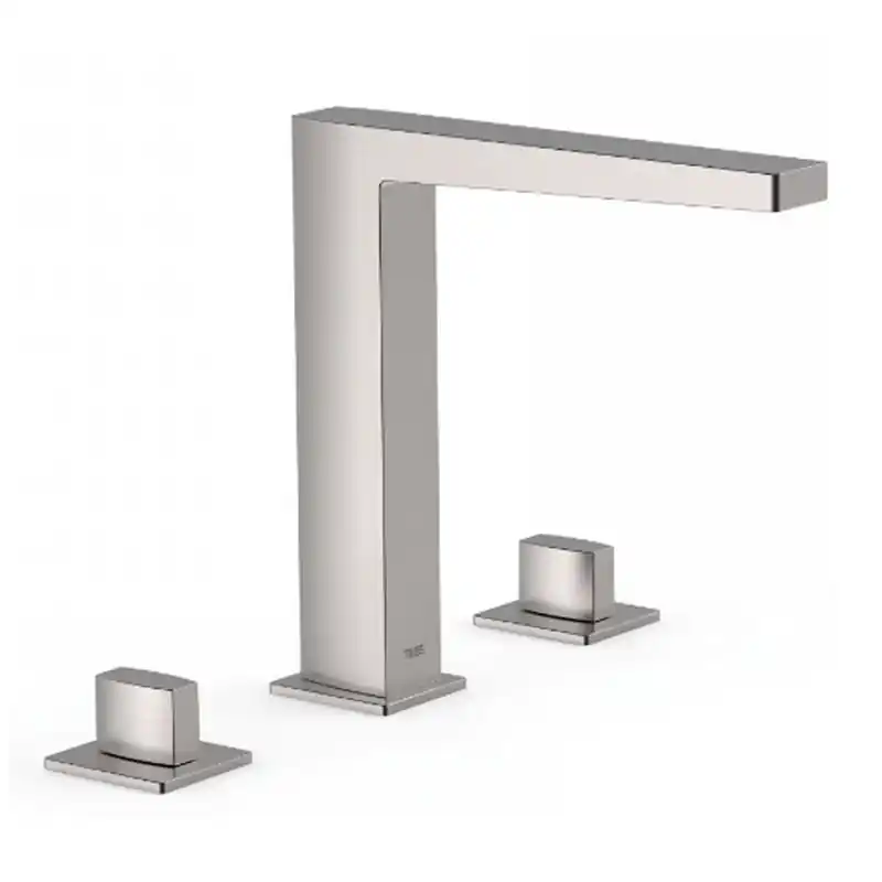 Monomando lavabo tres exclusive slim bimando repisa 212mm acero 20210501ac - Griferia Slim-Tres