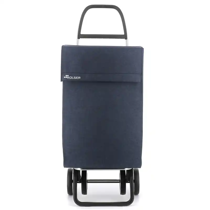 Carro compra rolser jean tweed 4 ruedas dos + 2 marino - Carros de compra Rolser