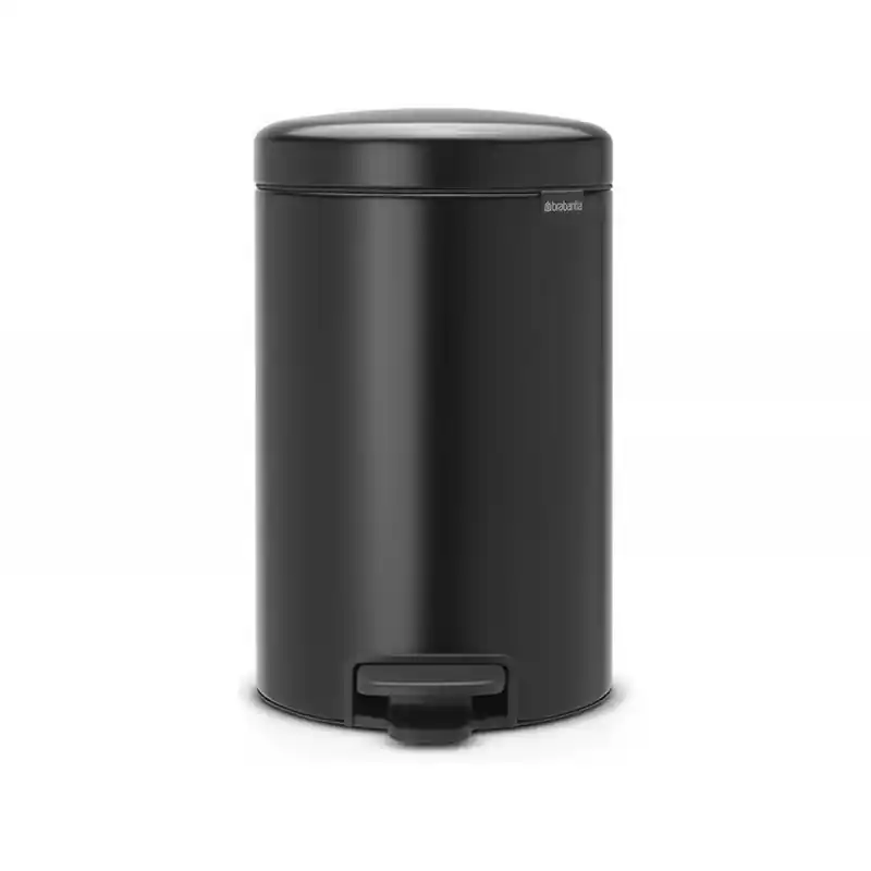 Cubo de basura brabantia 12 l negro mate newicon - Cubos de basura