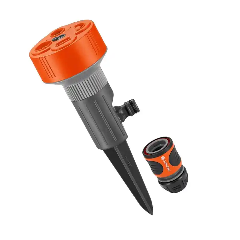 Aspersor gardena twist 4 toberas + piqueta - Aspersores de riego