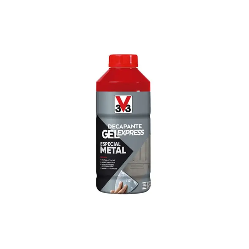 Decapante pintura v33 decapante gel express metal 0,5l