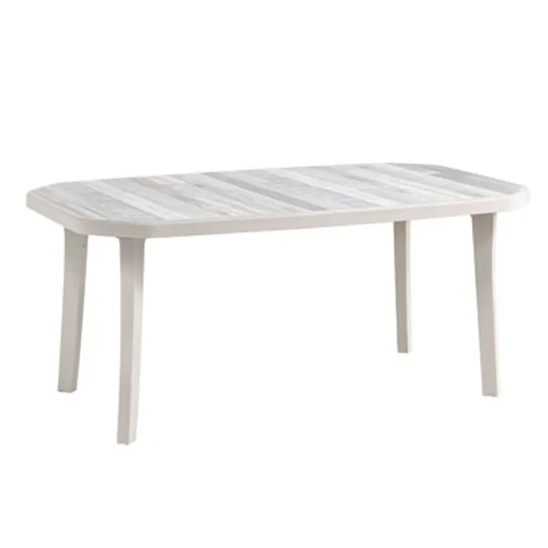 Mesa resina grosfillex miami patchwork 165x100cm - Mesas de jardín
