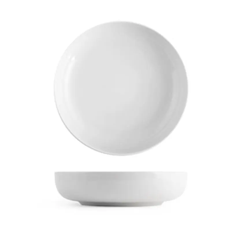 Plato hondo porcelana pearl blanco 19cm - Platos