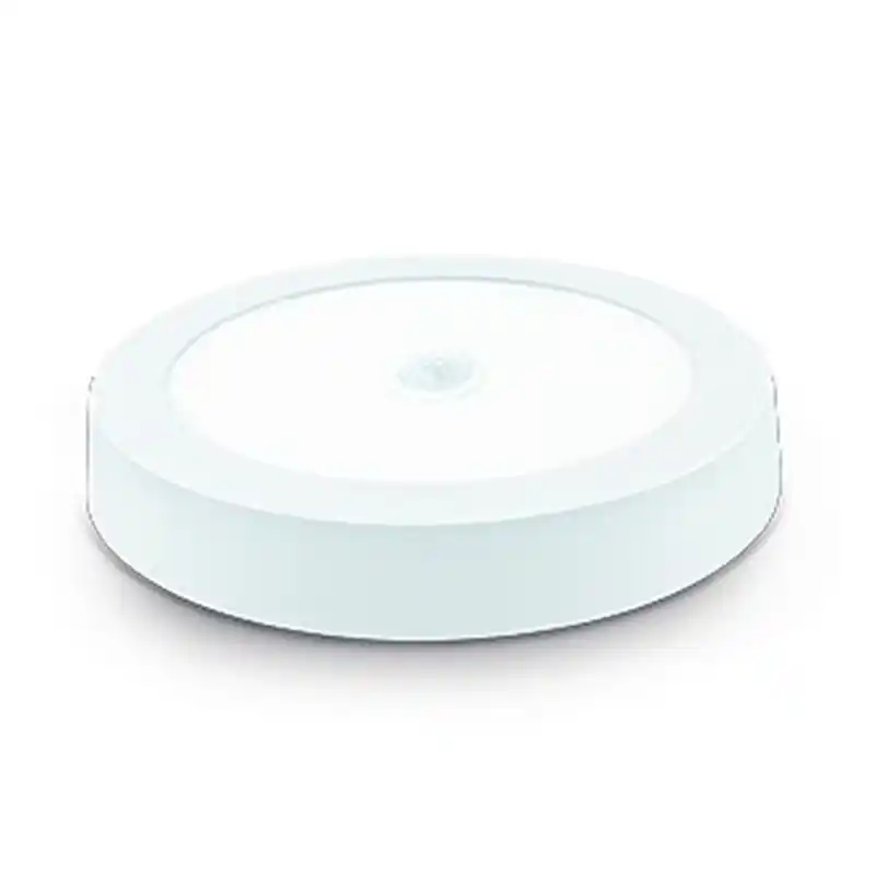Downlight led sensor superficie redondo matel blanco neutra 18w 4200k.1800l