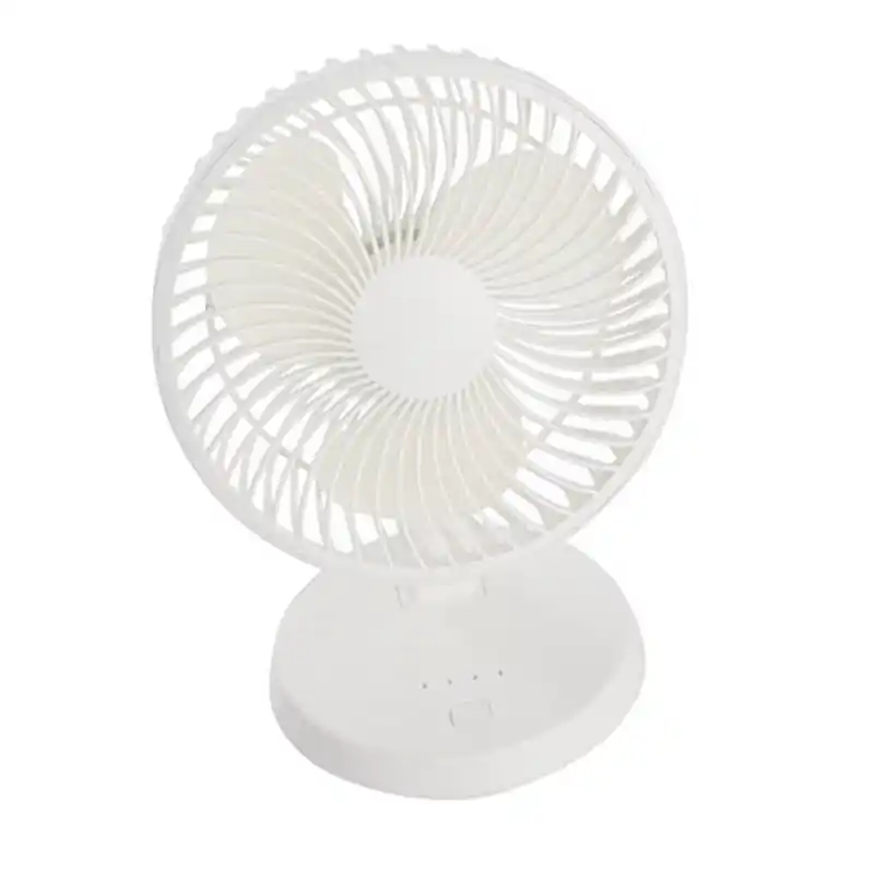 VENTILADOR DE SOBREMESA SCHOU 17CM 5W BLANCO - Ventilador de mesa