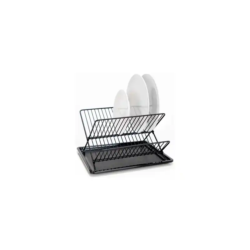 Escurreplatos plegable duett negro
