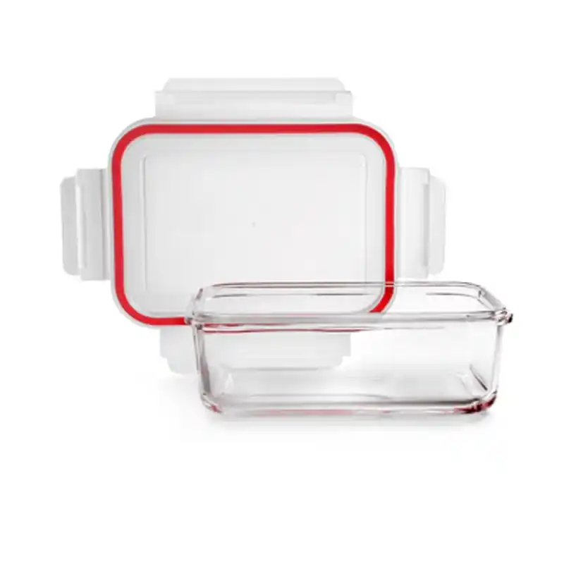 Taper de vidrio rectangular ibili borosilicato 15x10cm - Taper de cristal