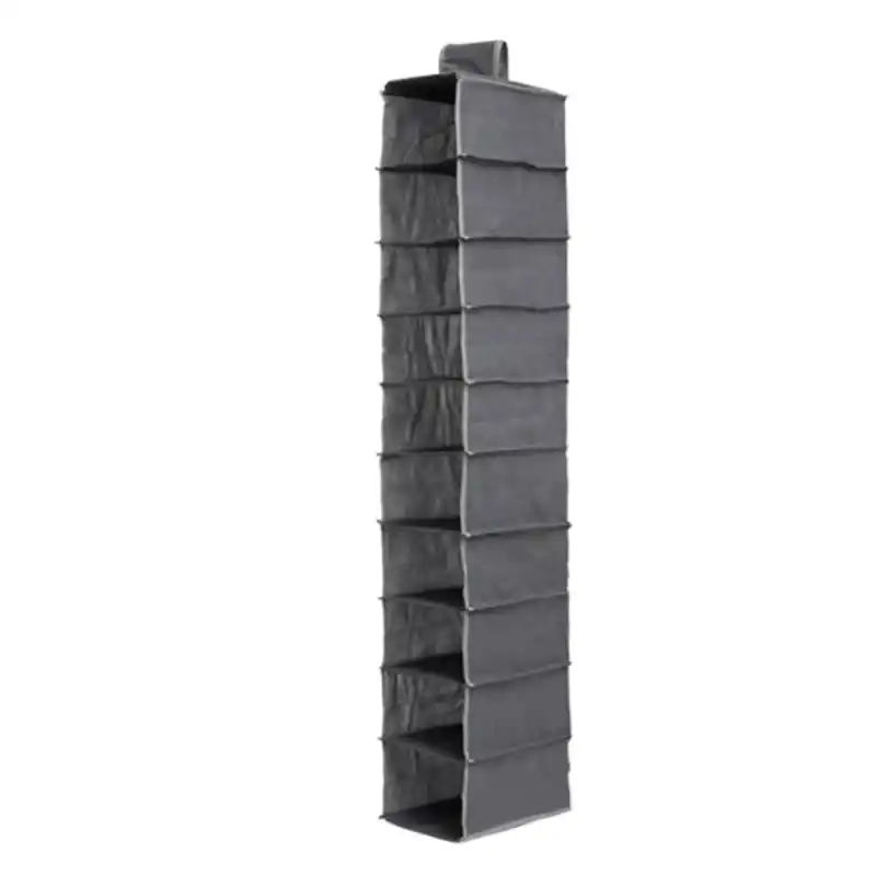 Organizador colgante storage solutions 10 estantes 30x15x120cm - Fundas para ropa