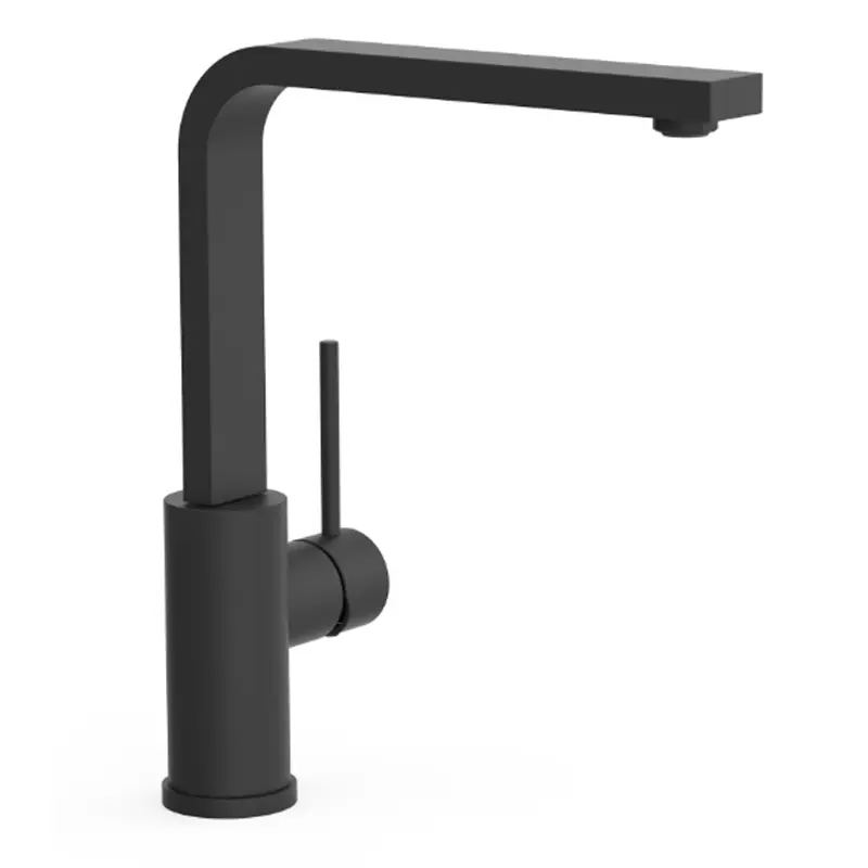 Monomando cocina tres exclusive vertical 310 mm negro mate 062435nm - Monomando cocina de repisa