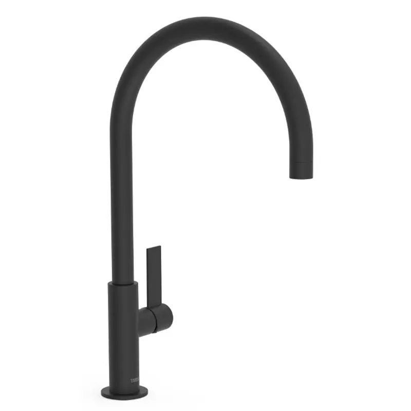 Monomando cocina tres exclusive class fregadero vertical negro mate 20544001nm - Monomando cocina de repisa