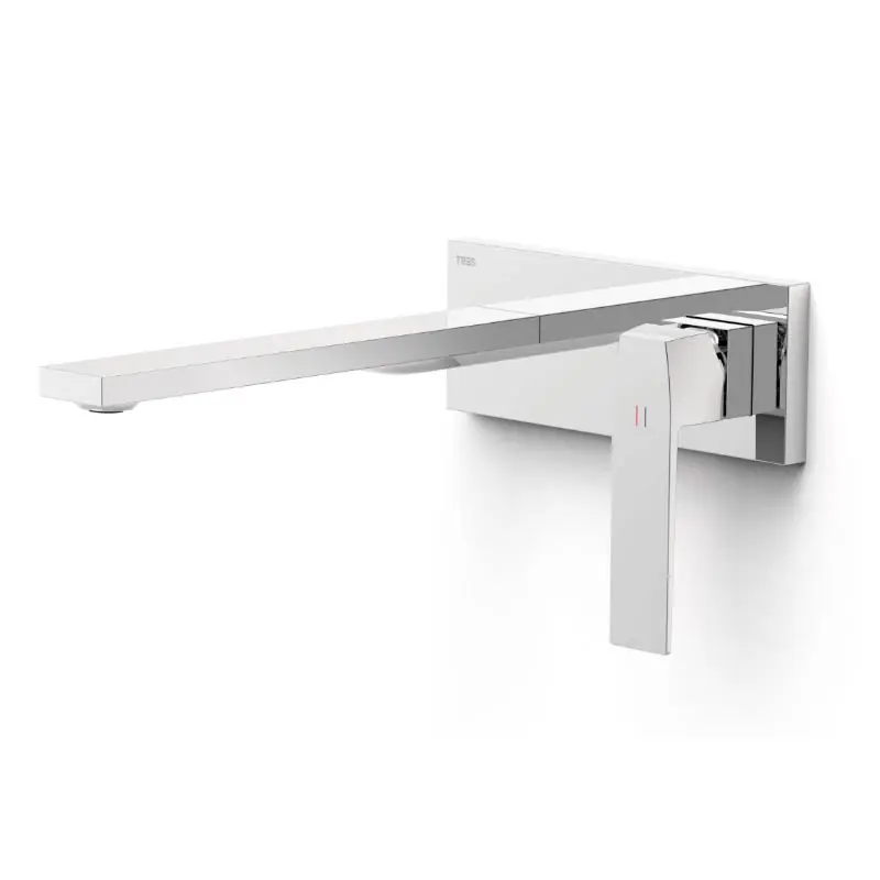 Monomando lavabo tres exclusive slim empotrado 240mm cromo 20230032 - Griferia Tres Slim empotrar