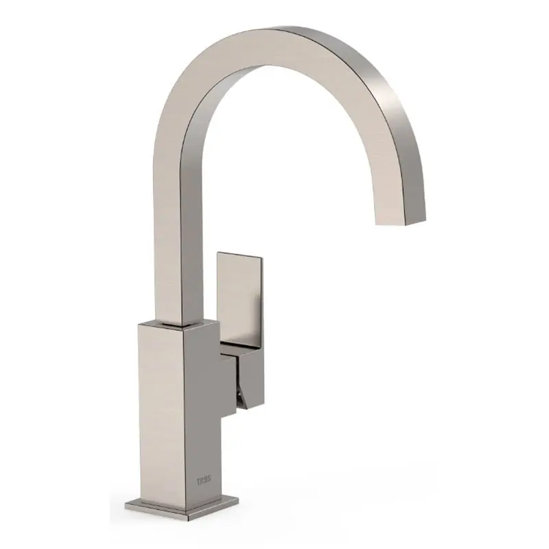 Monomando lavabo tres exclusive cuadro alto con maneta acero 00660602ac - Grifería Cuadro Tres