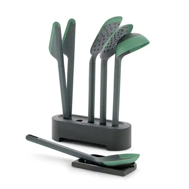 Conjunto de utensilios leuke de cocina + base set 5 unidades - Bote para utensilios de cocina