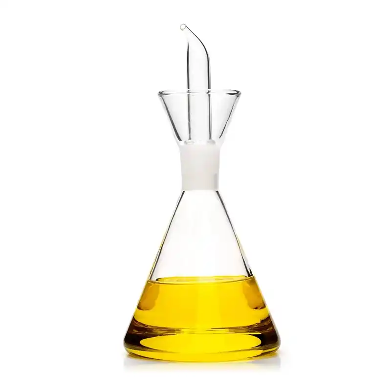 Aceitera antigoteo piramide conico vidrio 1l - Aceitera spray antigoteo
