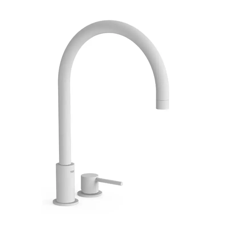 Monomando lavabo repisa tres exclusive study 373mm blanco mate 26110501bm - STUDY TRES monomando repisa lavabo