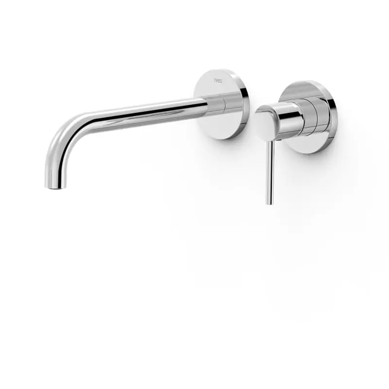 Monomando lavabo tres exclusive study empotrado 237mm cromo 26230022 - Griferia Tres Study empotrado