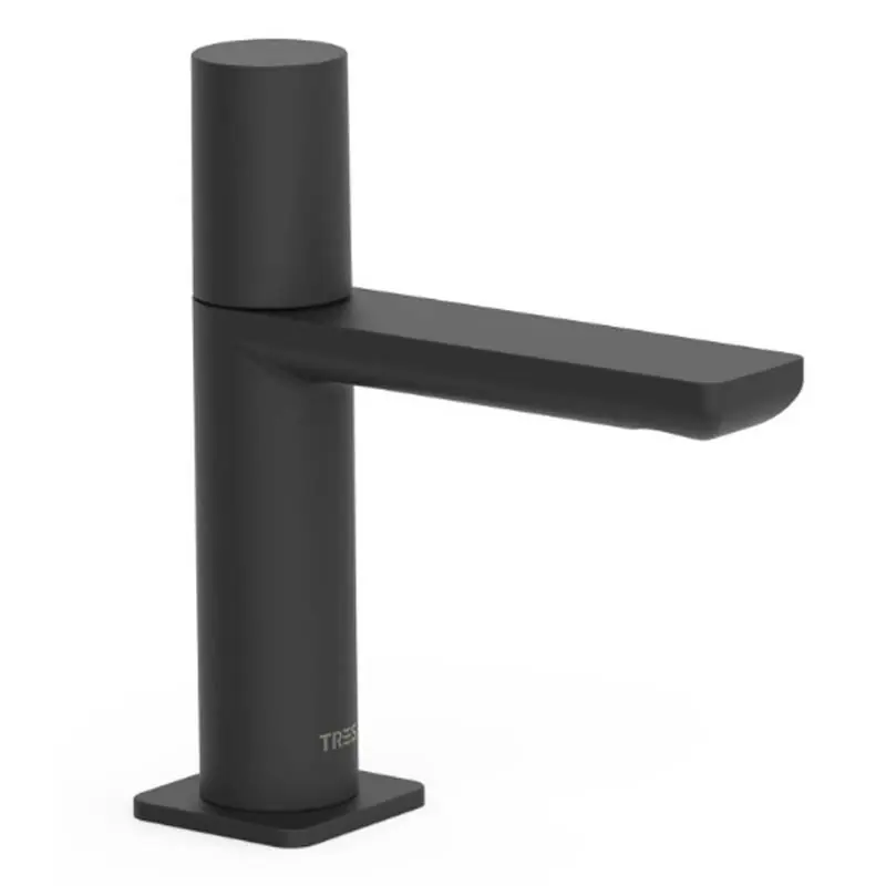 Grifo lavabo tres exclusive loft colors 1 agua 166mm negro mate 20050301nm - Griferia Loft-Tres