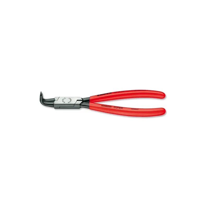 Alicates para arandelas interior knipex 4421-j21 170 mm curvo