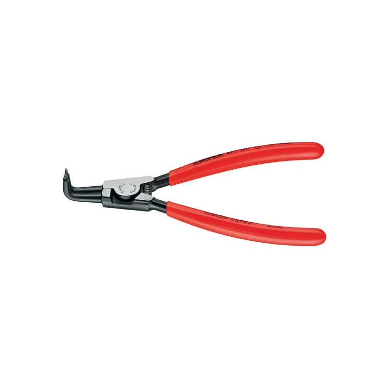 Alicates para arandelas exterior knipex 4621-a01 140mm curvo