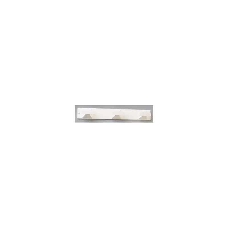 Colgador triple 3077 blanco - Percheros de pared