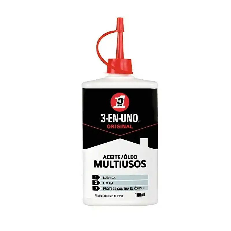 Lubricante multiusos 3 en 1 gotero liquido 100 ml - Aceites lubricantes