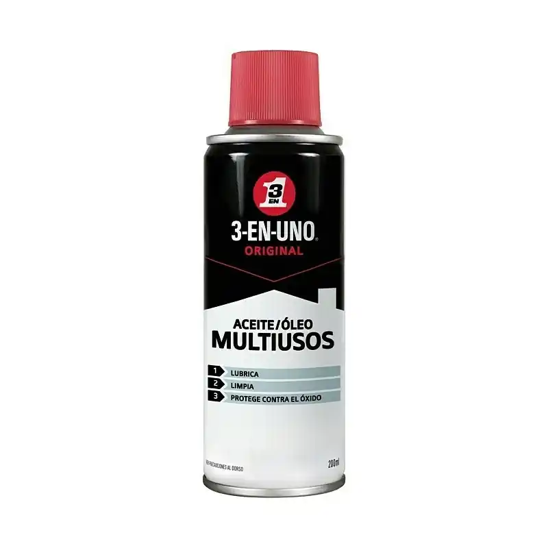 Lubricante multiusos 3 en 1 spray 200 ml - Aceites lubricantes