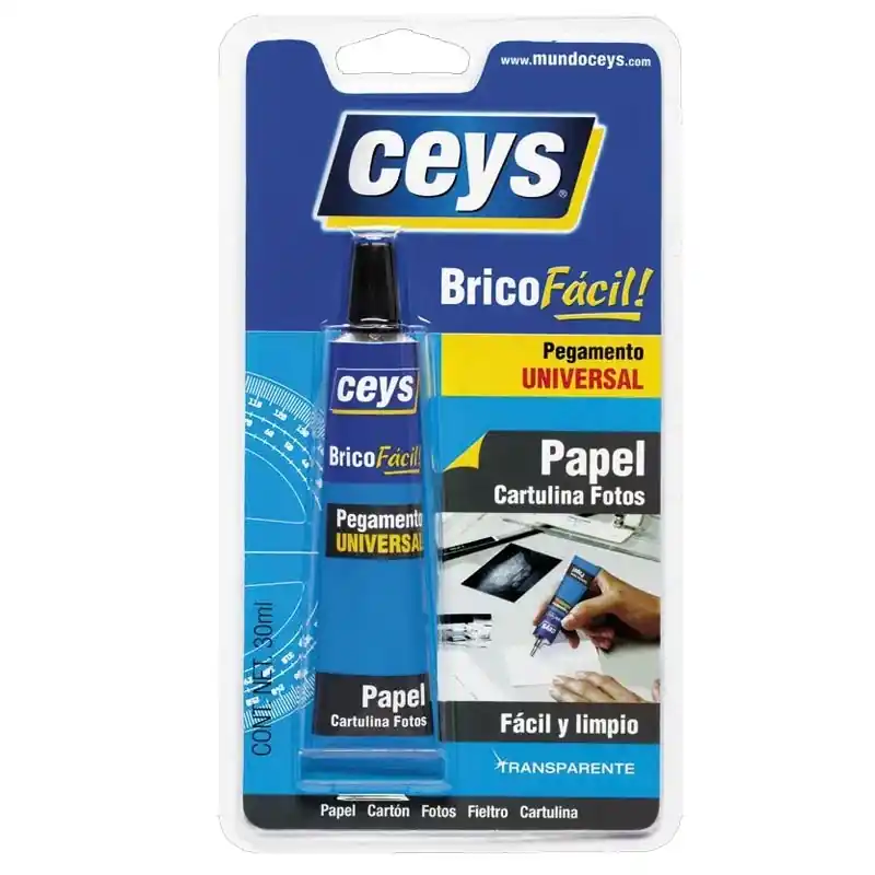 Pegamento universal ceys bricofacil 30ml - Pegamento de contacto