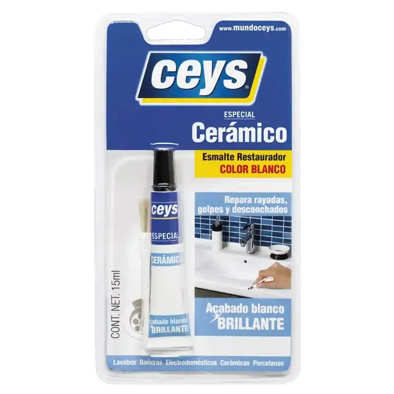 Adhesivo ceramico ceys esmalte restaurador 15ml - Pegamento de contacto