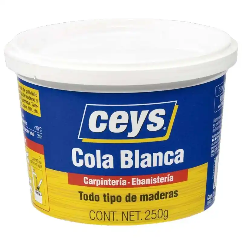 Cola blanca ceys todo tipo de madera 1/4kg - Pegamento de contacto