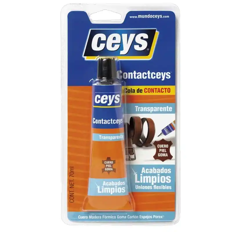 Cola de contacto ceys contactceys 70ml transparente - Pegamento de contacto