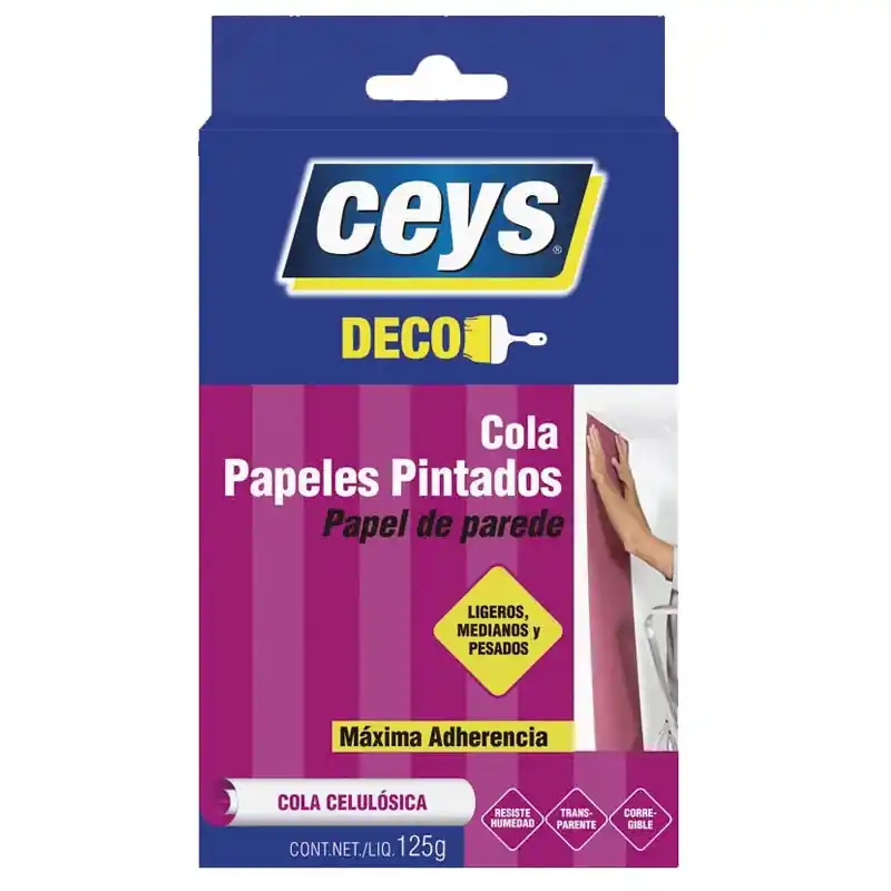 Cola ceys papel pintado pared 125gr - Pegamento de contacto